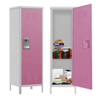 China Wholesale Cold Rolled Steel Single Door Gym Clothes Locker Metal Staff Wokers Kids School Steel Lockers for sale