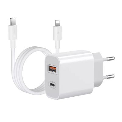 China China Supplier 20w Mobile Phone Charger Palladium Wall Charger Phone Charger for iphone 12/13 for sale