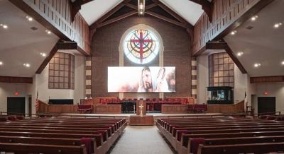 China 10x12ft Church LED Screen Panels Movable LED Screen for Churches Customize Color for sale