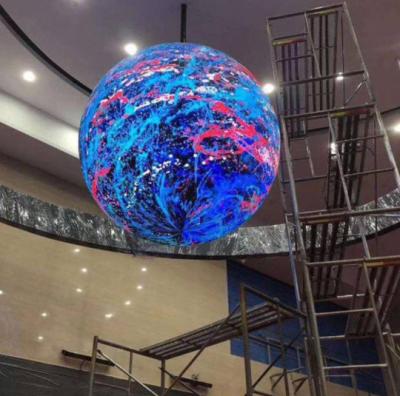 China SMD212 360° P5 Shopping Mall Spherical LED Display for sale