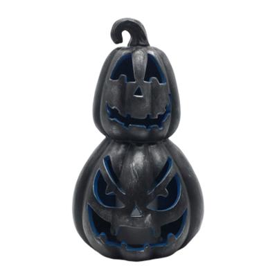 China Creative Unique And New Decoration Black Pumpkin Party Halloween Hanging Lantern for sale