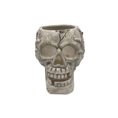 China Eco-Friendly Unique 3D Decoration Small Skull Halloween Night Light for sale