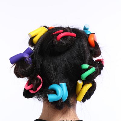 China Widely Hair Curls Heatless Hair Curlers Rollers Curling Ribbon Scrunchies for sale