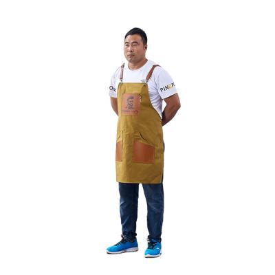 China Multifunctional Beuty Salon Fashion Customized Barber Apron Cleaning Kitchen Gardening Apron for sale