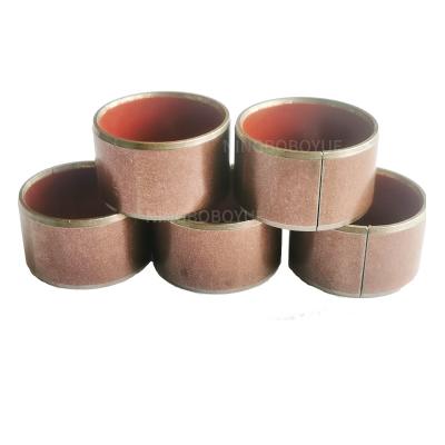 China Bimetallic Compound Sliding Bushings Bearings For Hydraulic Cylinders SF-2Y Brass Sleeve Bushings , Electric Motor Bearing Bushing for sale