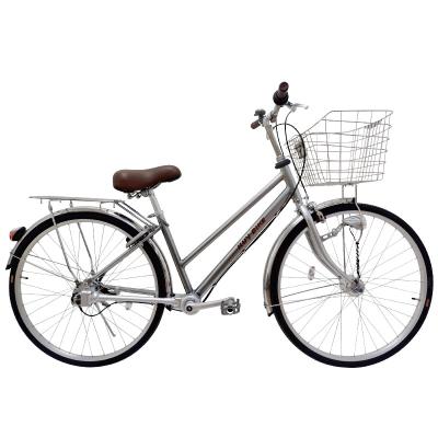 China Commuter Women 26 Inch Shimano Internal Three Speed Shaft Drive City Bike for sale