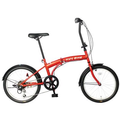 China Comfortable Saddle Shimano Folding Street Bike 20 Inch ODM for sale