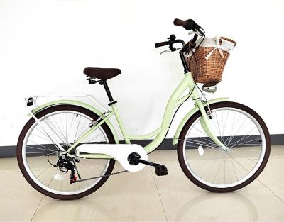 China 26 Inch Aluminum Frame Material City Bicycle For City Commuting for sale