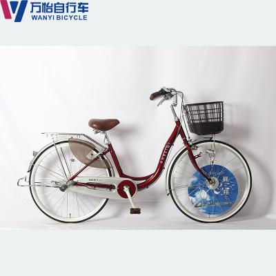 China Customized Logo Akzeptieren Stahl City Bikes 26 Zoll City Bike Fahrrad Mit Klemmbremse zu verkaufen