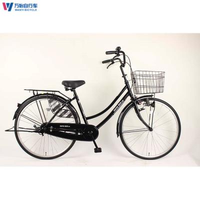 China Bicicleta retro de una velocidad para mujeres de 26' con sistema de frenado en venta