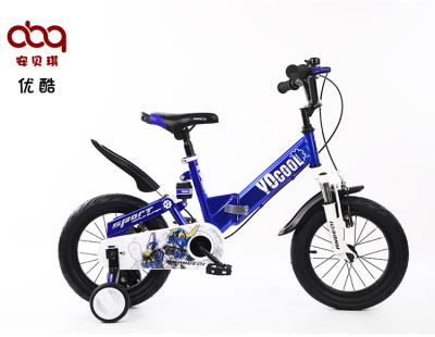 Chine Adjustable Seat Kids Bike With Coaster Brake 14 Inch Training Wheel Foldable à vendre