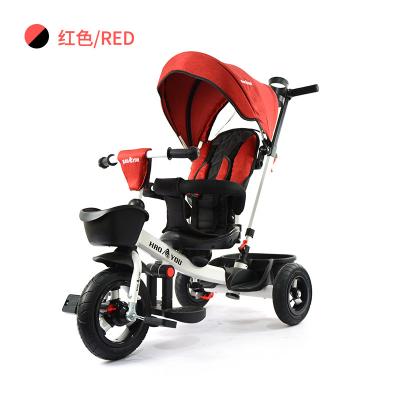 China Coaster Brake Red Kids Tri-Wheeler Cycles For In-Demand Market Baby Carriage for sale