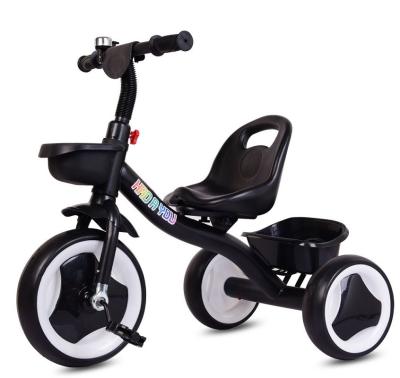 China Coaster Brake 3 Wheel Child Tricycle With Plastic Seat And Magnesium Alloy Frame for sale