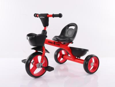 China Kids Tricycles Steel Frame Single Speed Childrens Non Gear For 3-7 Years Old Boys Girls Training for sale