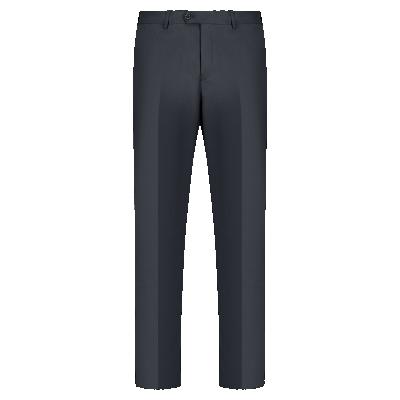 China Anti-wrinkle Mens Suit Business Pants Hide Navy Blue Tight Trousers for sale