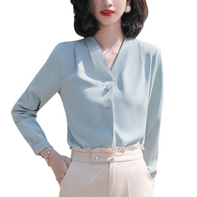 China Anti-pilling new design plus size women's blouses and shirts shirts for women plus size women clothing for sale