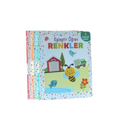 China Kids Education Children's Book and Custom Kids Board Book Printing, Color Hardcover Panel Book with Fins for sale