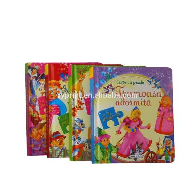 China High Quality Eco-friendly Colorful Kids Hardcover Book Kids Board Book With Puzzles For Kids Education for sale