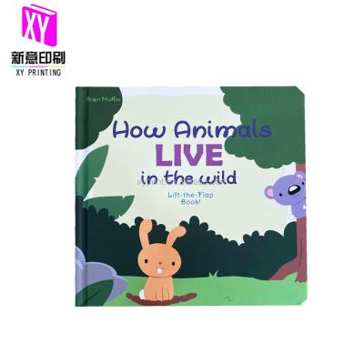 China Hot Selling Printed Book Printing Board Drawing Book For Children Education Hardcover Book Panel Book for sale