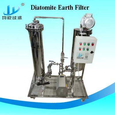 China Horizontal Wine / Juice / Water / Liquor Filter Small Diatomaceous Earth Filter Unit for sale