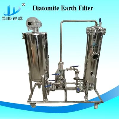 China Industrial wine/juice/water/liquor filter vacuum diatomite earth kieselguhr filter for beer/beverage/dairy for sale