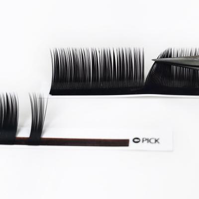 China Natural Soft Eye Lash Extension Set Mink Volume Matte Black Lash Extension Pallet Matte Black Volume Lash Extensions for sale