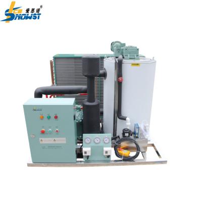 China Energy Saving 3ton Freshwater Flake Ice Machine Marine Flake Ice Machine for sale