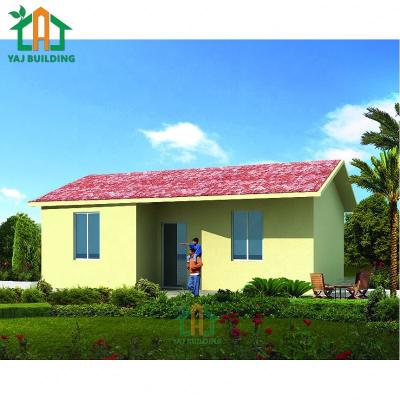 China Modern Ready Made Sandwich Panel Prefab House Two Bedroom House for sale