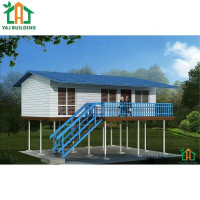 China Low Cost Modern Prefab Sandwich Panel House Kithouse For Png Market for sale