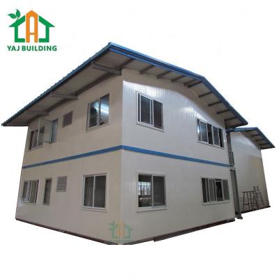 China Modern Steel Structure Material Duplex House Pavilion Village Villa for sale