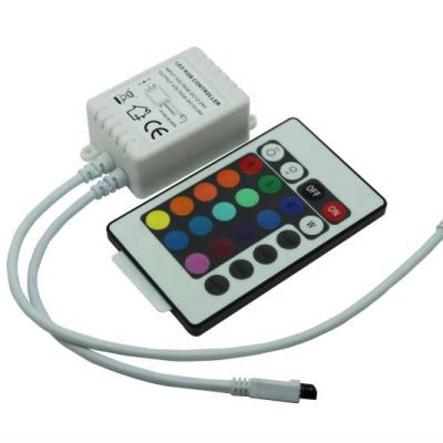 China 24 Key IR Controller RGB LED Controller Lighting, 24 Key RGB LED Infrared Controller for sale