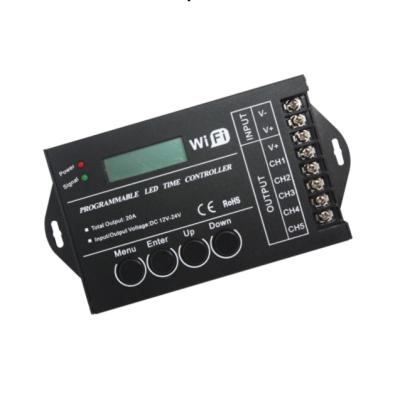 China Hot Selling Programmable LED WiFi Time Controller 5 Channel 120MM*69MM*24MM for sale