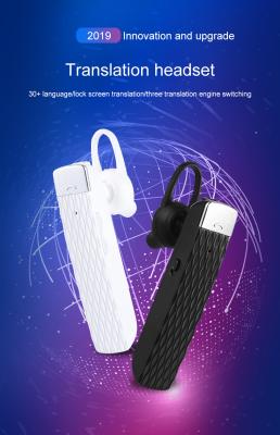 China T2 Intelligent Wireless Bluetooth 5.0 Translator Earphone with 33 Languages Instant Translation for sale