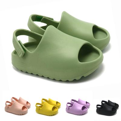 China Wholesale flat children pour sandal colorful cute EVA slippers kids clogs shoe yeezy slide strap slides yezzy water infant shoes for sale