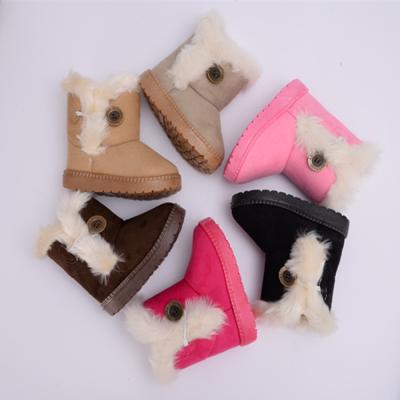 China 6 Color Factory Direct Warm Winter Children Fur Snow Boots Waterproof Girls For ChildrenHot Selling Products for sale