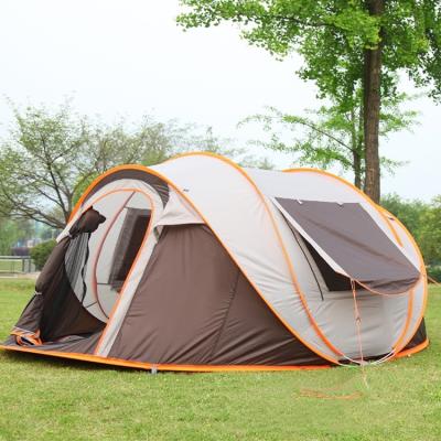 China Large Camouflage Outdoor Camping / Field Game Tent With Automatic Sun Protection And Waterproof For Family for sale