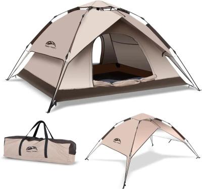 China Customized factory portable beach portable outdoor camping tent with sun protection for 3-4 person for sale