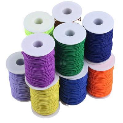 China High Tenacity 2mm thick color elastic rope sports bag round elastic belt latex cartridge elastic belt for sale