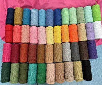 China Durable Home Textile Garment 100% Cotton Rope Twisted Durable cotton rope for sale