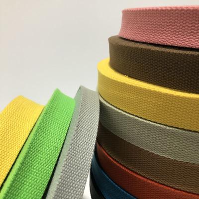 China High Tenacity Colored polyester cotton belt for backpack for sale