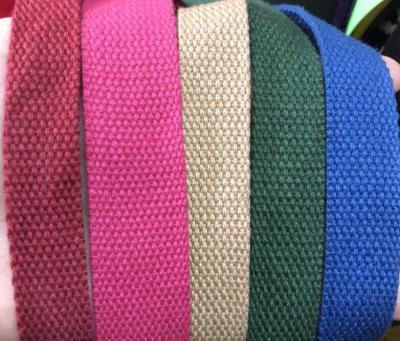 China High Tenacity Cotton webbing for bag strap for waistband for sale