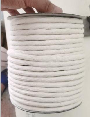 China High Tenacity 9mm single strand twisted  cotton rope for macrame rope for sale