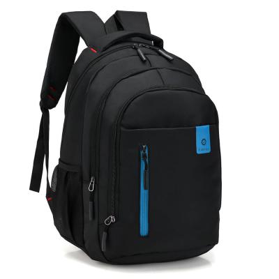 China 2021 Hot Sale Y0062 Custom Large Capacity Canvas Backpack Sky Black Cheap School Bags Anti-theft For Teenagers for sale