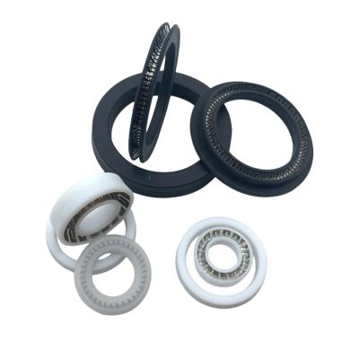 China High Temperature Resistant Ptfe Spring Energy Storage Seal Carbon Fiber Dispensing / Filling Machine Rotary Seal Ring Custom Standard Or for sale