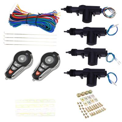 China Professional plastic manufacturer DC12V/24V car made central door lock keyless entry system with siren exit parking lock for sale