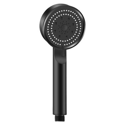 China Spray Shower Pressurized Shower Head Scrub Black Handheld Shower Head Set Five-speed SNBHA008 Multifunctional for sale