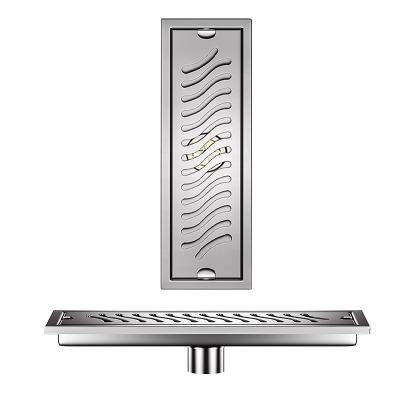 China Hot Sale High Quality 304 Stainless Steel Bathroom Stainless Steel Plus Long Type Floor Drain Anti-odor Core Floor Drain Wholesale for sale