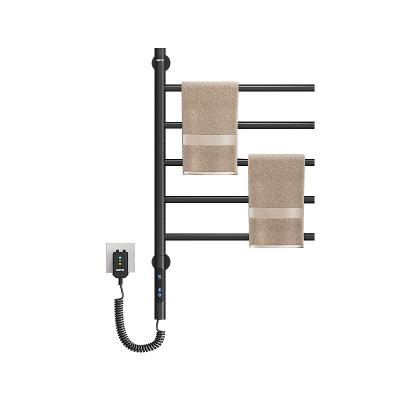 China Stainless Steel Towel Rack Household Bathroom Kitchen Bathroom Constant Temperature Intelligent Rotating Electric Heating Drying Rack for sale