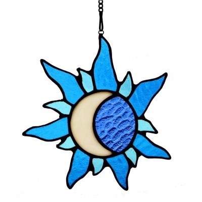 China / Trendy Window Hanging Housewarming Gift Stained Acrylic Sun and Moon Decor for sale