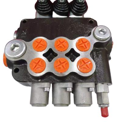 China Iron CAST 3 Way 3P80 Monoblock Directional Control Valve Distributor 21GPM hidraulic spool 3 used for construcion machinery for sale